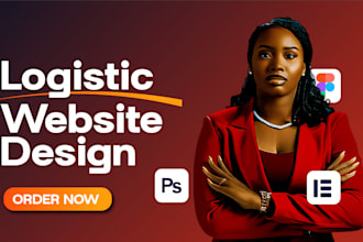 design courier, cargo website freight brokerage, or trucking website