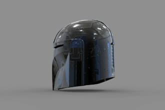 custom 3d models for masks helmets 3d cosplay