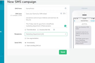 setup postscript sms flow sms blast sms campaign bulk sms marketing on klaviyo