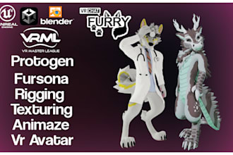 upload or create a custom nsfw vrchat avatar for games, vtuber
