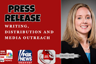 write and distribute press release to premium media sites, PR distribution
