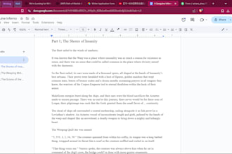 act as a beta reader and editor