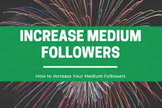 promote your medium article and bring follower