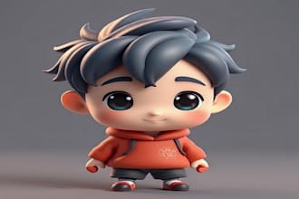sculpt printable3d toy design character modeling 3d model figurine stl printing