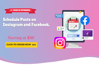 schedule posts for instagram and facebook on meta suite