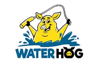 design minimal mascot water hog logo