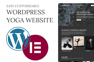 design and develop fast a customizable yoga website