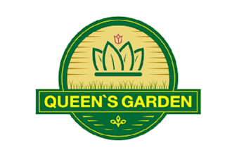 design flower and gardening products or brand logo