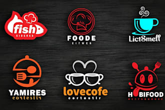 design restaurant, bar, coffee shop, bbq, bakery, cafe and any food logo
