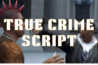 ghostwrite, horror, and write your true crime script