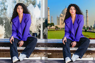 professionally remove and change photo backgrounds