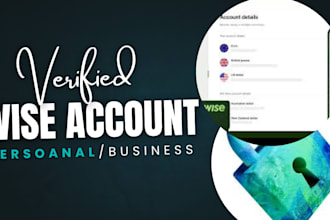 create a verified wise account individual, business account