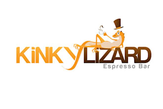 design awesome kinky lizard logo