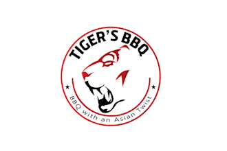 design commercial asian BBQ restaurant food truck logo
