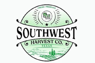 make attractive memorable brewery style logo for produce box