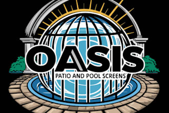 design abstract delightful swimming pool logo with satisfaction guarantee