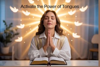 guide you to speak in tongues online and deepen your prayer life and manifest