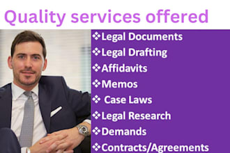 write legal agreements, contracts, documents, motions, llc operating, nda
