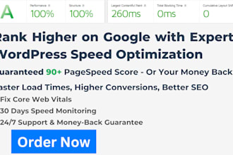 boost your wordpress site to above 90 pagespeed score in 24 hours