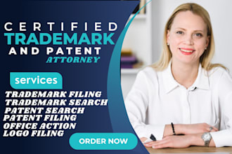 be your usa attorney for your patent and trademark search and registration