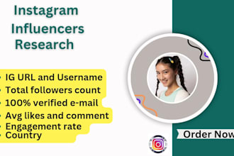 find the perfect instagram influencer research for you