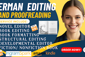 german edit proofread fiction novel memoir nonfiction graphic novel line editing