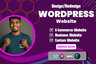 design, redesign, develop, clone, and ecommerce store with elementor