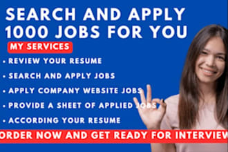 search and apply 1000 jobs for you