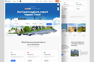 build travel agency website, tour website, booking website, hotel booking