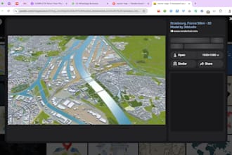 draw and recreate vector map, design map and illustrate for your location