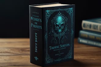 design a fantasy, sci fi, or horror, book cover