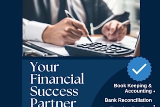 do bookkeeping, bank reconciliation, cleanup for you in quickbooks