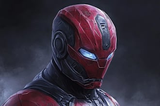 do you as a marvel character illustration