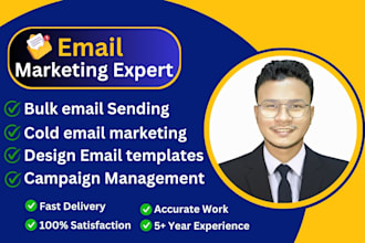 send bulk email blasts, cold email campaigns and mass email marketing