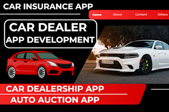develop a custom car dealership or vehicle marketplace mobile app