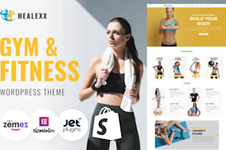 build gym wear shopify store lightweight workout apparel ecommerce website