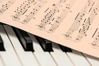 arrange and record a beautiful piano part for your track