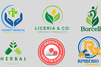 design a medical pharmacy drug house logo for your business