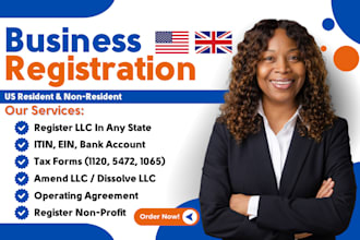 register US llc, obtain ein, boi report, tax return, amend llc