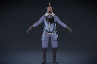 3d character modeling, 4k texture, uv wrap, game asset, 3d animate, control rig