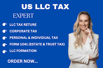 do US tax filing, US tax returns, llc tax, business tax 1120 5472 1040 cpa