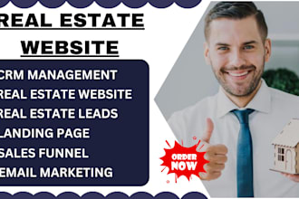 design SEO optimized real estate websites real estate leads sales funnel