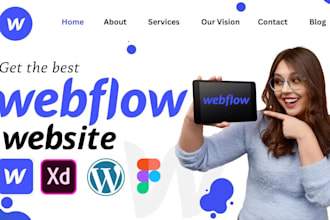 devlop, redesign, update or fix webflow website, convert your figma to webflow