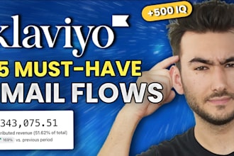 set up klaviyo email marketing flows for shopify ecommerce and ghl automation