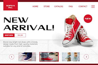 build fashion brand shopify store, sneakers, footwear, clothing shopify website