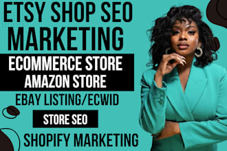 promote etsy shop seo aliexpress amazon store ebay ecwid presta shop shopify USA