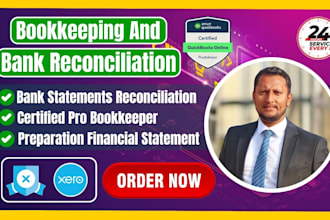 do bookkeeping and bank reconciliation on xero software