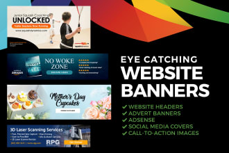 create an eye catching website banner