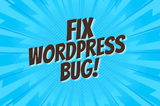 fix wordpress error, fix wordpress issues, fix wordpress bug, critical error