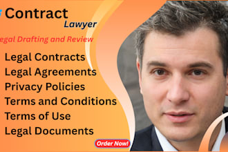 draft contracts, agreements, privacy policies and legal documents as your lawyer